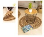 Tapis Rond Rotin