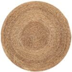 Tapis Rond en Osier