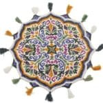 Tapis Rond Tissé