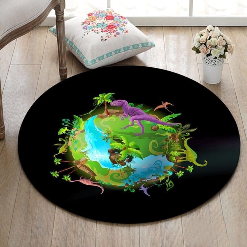 Tapis Rond Préhistoire
