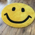 Tapis Rond Smiley