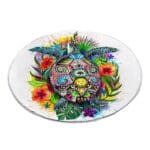 Tapis Rond Tortue Art Bohème