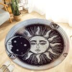 Tapis Rond Jour et Nuit