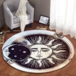 Tapis Rond Jour et Nuit