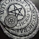 Tapis Rond Pentagramme