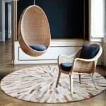 Tapis Rond Luxueux