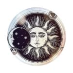 Tapis Rond Jour et Nuit