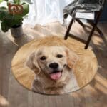 Tapis Rond Tête Chien