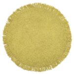 Tapis rond jute 100 cm naturel