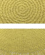 Tapis rond jute 100 cm naturel