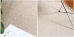 Tapis rond jute blanc