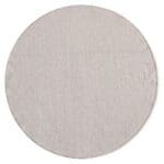 Tapis rond jute blanc