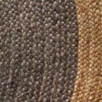 Tapis rond jute gris 150 cm