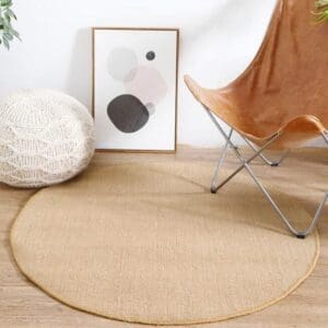Tapis rond jute harmonieux 180 cm