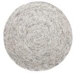 Tapis rond jute multicolore