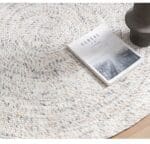 Tapis rond jute multicolore