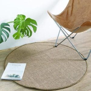 Tapis rond jute naturel 100 cm