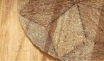 Tapis rond jute pas cher design