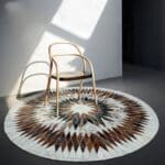 Tapis Rond Salon Scandinave