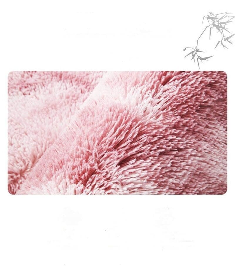 Tapis Rond Poil Long