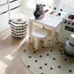 Tapis Rond Chanvre de Luxe