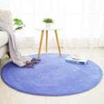 Tapis De Bain Rond Bleu | Mon Tapis Rond
