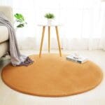 Tapis De Bain Rond Orange | Mon Tapis Rond