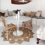Tapis Rond Ajouré