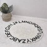 Tapis Rond Alphabet