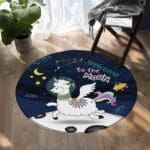 Tapis Rond Astronaute | Mon Tapis Rond