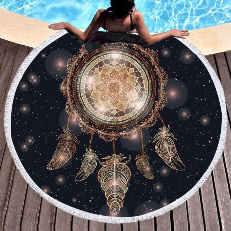 Tapis Rond Attrape Rêve