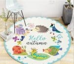 Tapis Rond Automne | Mon Tapis Rond