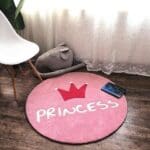 Tapis Rond Bébé Fille | Mon Tapis Rond