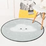 Tapis Rond Bébé Nuage | Mon Tapis Rond