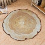 Tapis Rond Beige 200 cm | Mon Tapis Rond