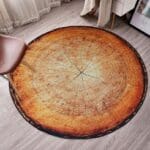 Tapis Rond Bois | Mon Tapis Rond