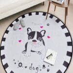 Tapis Rond Bouledogue | Mon Tapis Rond