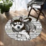 Tapis Rond Chien