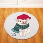 Tapis Rond Cochon