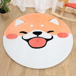 Tapis Rond Corgi