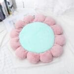 Tapis Rond Coton Rose | Mon Tapis Rond
