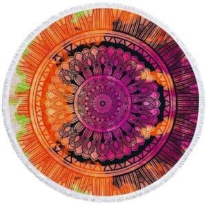 Tapis Rond Couleur Dégradé | Mon Tapis Rond