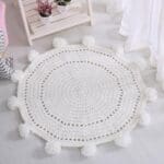 Tapis Rond Crochet