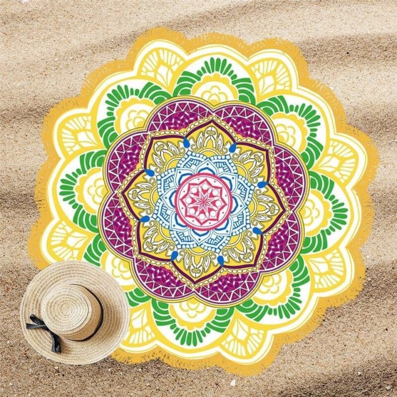 Tapis Rond De Plage