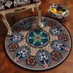 Tapis Rond Design Bohême | Mon Tapis Rond
