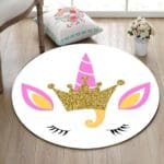 Tapis Rond Deux Yeux | Mon Tapis Rond