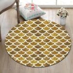 Tapis Rond Doré | Mon Tapis Rond