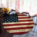 Tapis Rond Drapeau Américain | Mon Tapis Rond