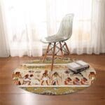 Tapis Rond Egypte Antique | Mon Tapis Rond