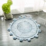 Tapis Rond Fait Main | Mon Tapis Rond